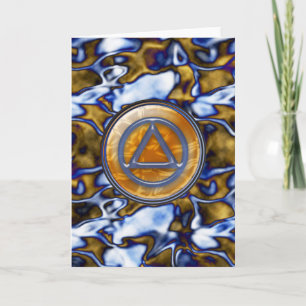 Carte de voeux Sober Sobriety Recovery