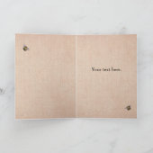 Carte de vœux Sois comme l'abeille (Intérieur)