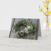 Carte de voeux solstice d'été (Fleur jaune)