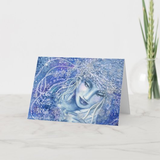 Carte de voeux Solstice d'hiver (Devant)