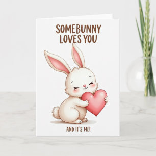 Carte de vœux Somebunny vous aime