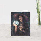 Carte de vœux Sorcière Hilde Blank (Devant)