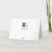 Carte de vœux "Souffle cosmique" (Dos)