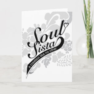 Carte de voeux Soul Sista