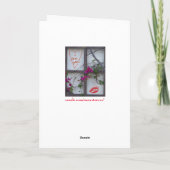 Carte de vœux sous cadre (Dos)