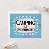 Carte De Voeux Sous-Évaluée (Devant/Arrière en situation)