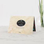 Carte de vœux Southwest Kokopelli (Dos)