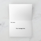 Carte de voeux Space Nebula et étoiles (Intérieur)