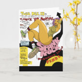 Carte de voeux Spank Rock (Fleur jaune)