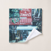 Carte de voeux Sparkle 18th Street (Gant de toilette)