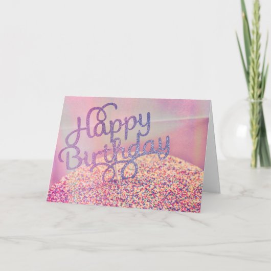 Carte de voeux SPARKLE & SPRINKLES (Devant)