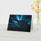 Carte de voeux Spirit Owl Pagan (Fleur jaune)