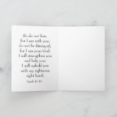 Carte de voeux spirituelle Design, Aquarelle Angel (Intérieur)