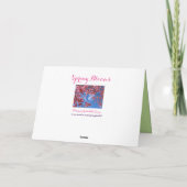 Carte de voeux Spring Blooms (Dos)