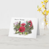 Carte de voeux Spring Blossoms Passover Blessures (Fleur jaune)