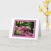 Carte de voeux Spring Walk Blank (Fleur jaune)
