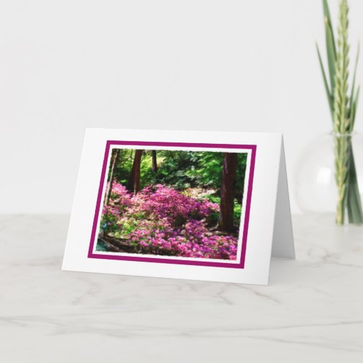 Carte de voeux Spring Walk Blank (Devant)