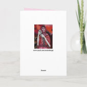 carte de voeux squelette fantôme (Dos)