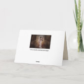 carte de voeux squelettique de jeunes mariés (Dos)