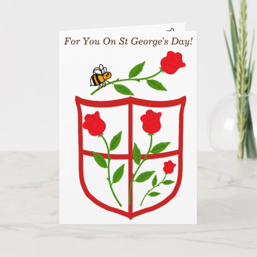 Carte de voeux St George's Day (Devant)