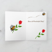 Carte de voeux St George's Day (Intérieur)