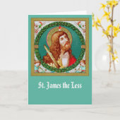 Carte de vœux St. Jacques le Mineur (JMAS 05) (Fleur jaune)