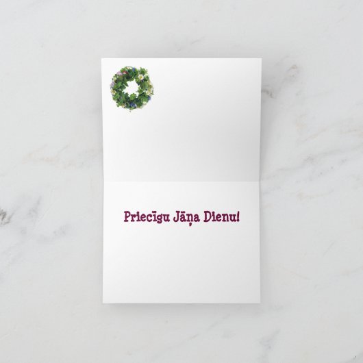 Carte de voeux St Johns Day (Intérieur)