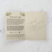 Carte de voeux St Joseph avec prière à l'intérieur (Intérieur)