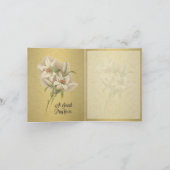 Carte de voeux St. Joseph Fête religieuse (Intérieur)