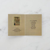 Carte de voeux St. Vincent Saragossa Deacon-Martyr (Intérieur)