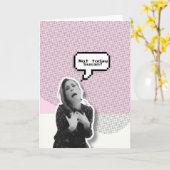 Carte de voeux Stacey Solomon (Fleur jaune)