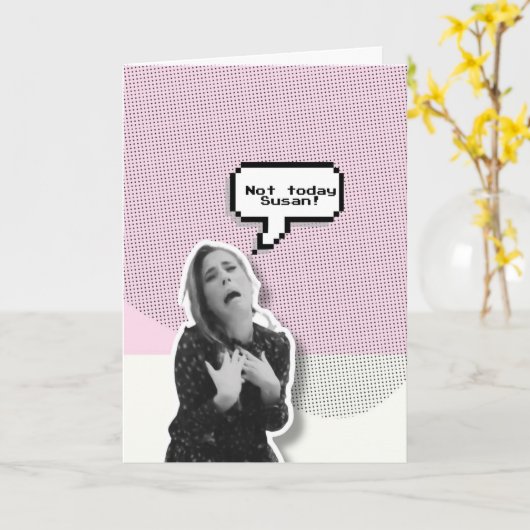 Carte de voeux Stacey Solomon (Fleur jaune)