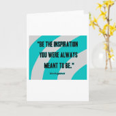 Carte de voeux standard Inspiration (Fleur jaune)