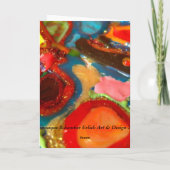 Carte de voeux Star of David (Dos)