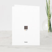 Carte de voeux Star of David/Heart l'chaim (Dos)