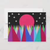 Carte de voeux Star Sunset Flat (Devant)