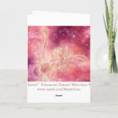 Carte de voeux Stardancer (Dos)