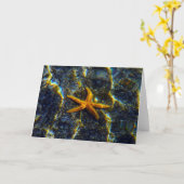 Carte de voeux Starfish (Fleur jaune)