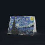 Carte de voeux Starry Night Van Gogh<br><div class="desc">Van Gogh La carte de voeux Starry Night</div>