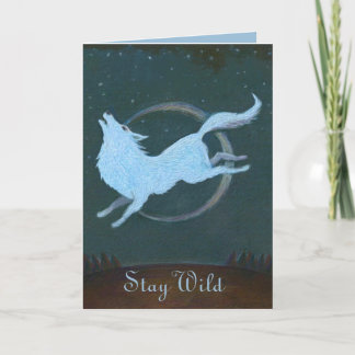 Carte de voeux Stay Wild