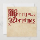 Carte de voeux Steampunk Christmas Tree (Dos)