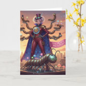 carte de vœux Steampunk de (Fleur jaune)