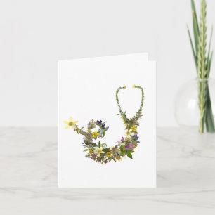 Carte de vœux Stéthoscope Infirmière LPN RN Blouse