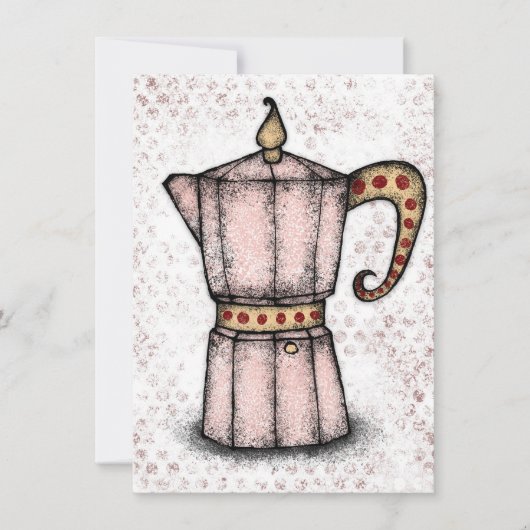 Carte de voeux Stovetop Espresso Maker (Devant)