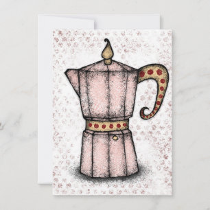 Carte de voeux Stovetop Espresso Maker