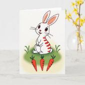 Carte de vœux Striped Friend Hello (Fleur jaune)