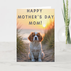 Carte de vœux Striped Puppy Love