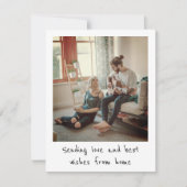 Carte de voeux style rétro (Devant)