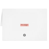 Carte de voeux Succulente (Dos Horizontal)