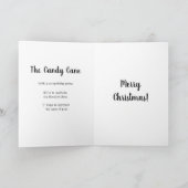 Carte de voeux sucre de canne Symbole (Intérieur)